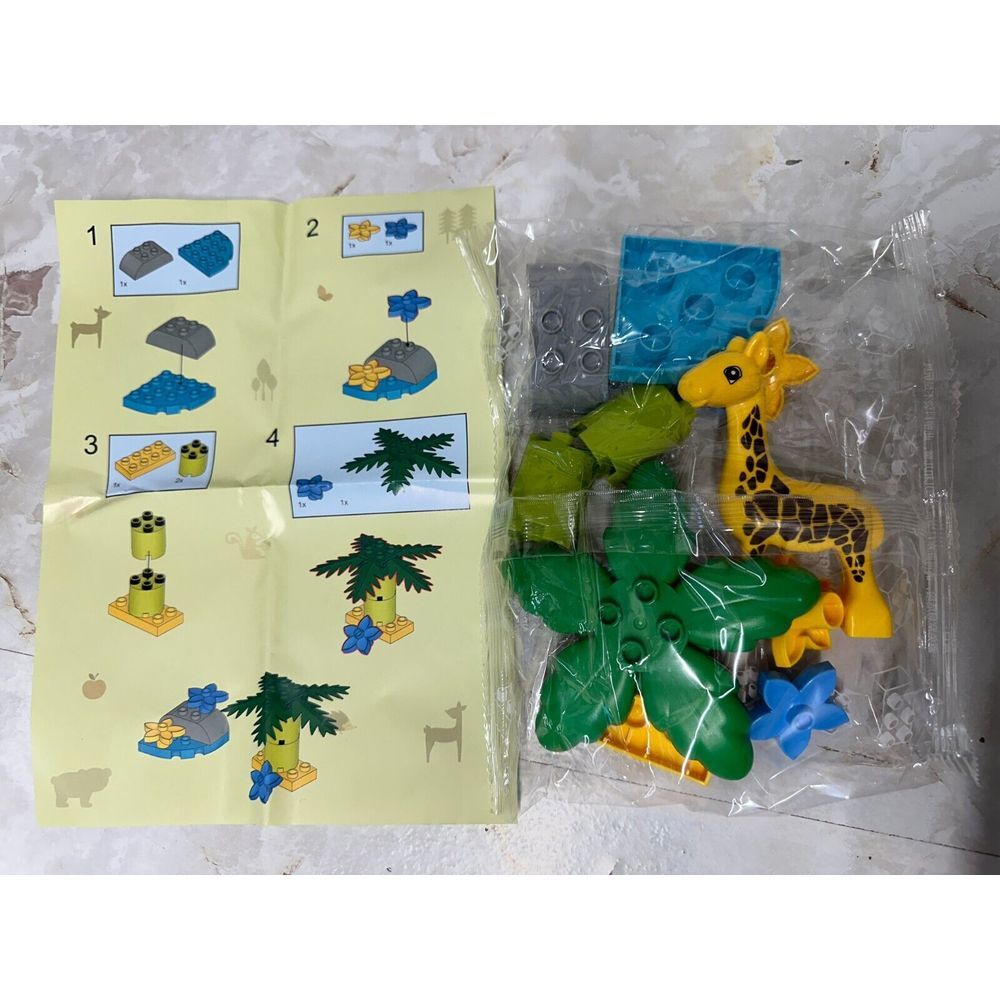 Luckliimomo Building Blocks Plastic Under The Sea Multicolor Whale Fish Seahorse